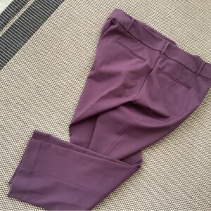 Talbots Double twill Raleigh plum size 10, dress/work pants